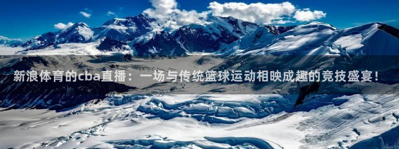 新浪体育的cba直播：一场与传统篮球运动相映成趣的竞技盛宴！